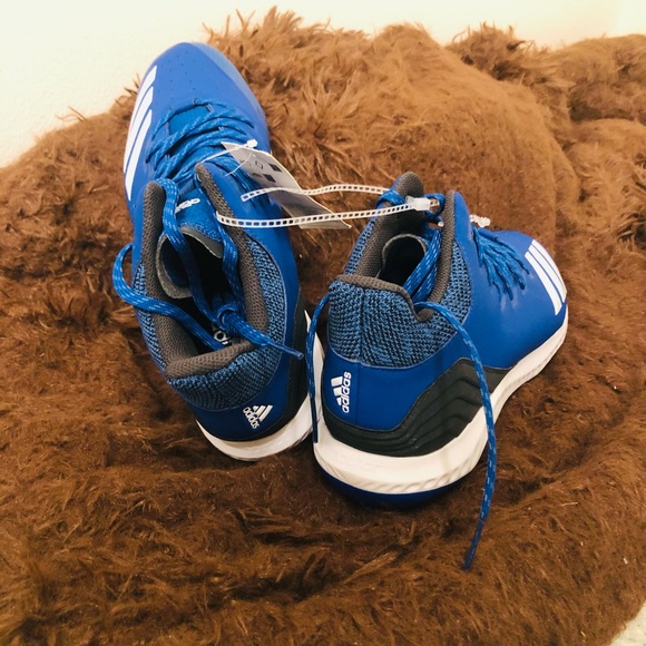 NWOB ADIDAS ICON BOUNCE 4 IV LOW METAL CLEATS Size 12 USA - Picture 7 of 12